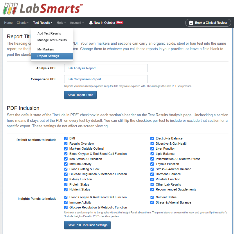 LabSmarts Reports