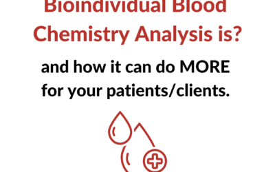 Better Than Functional Blood Chemistry Analysis